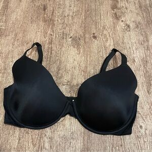 Victoria's Secret Pink Black T-Shirt Bra Size 36DD